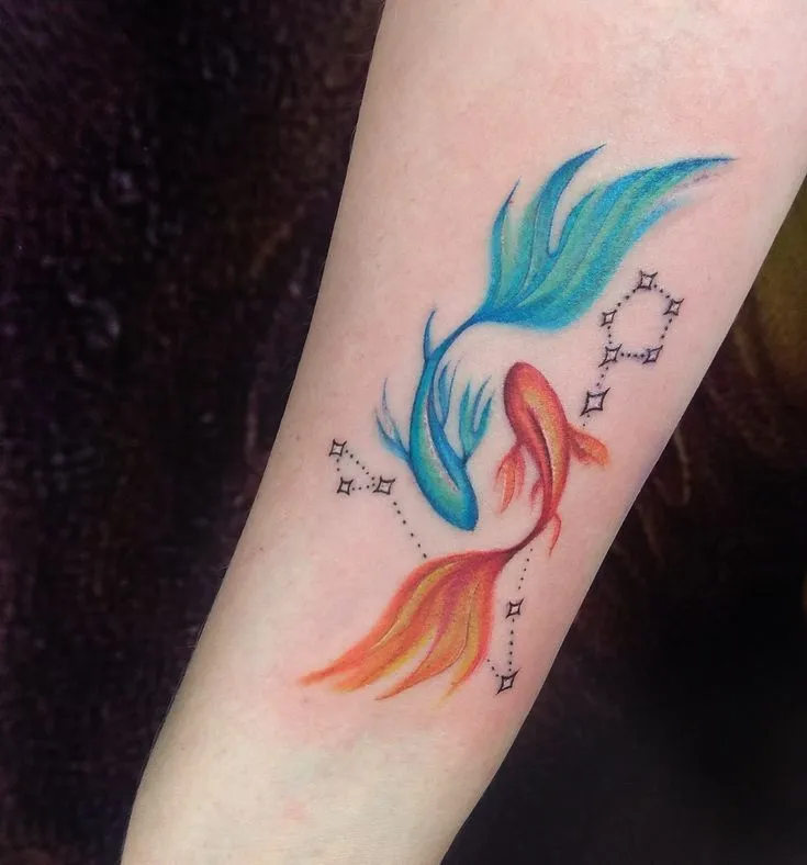 Koi Fish Pisces Tattoo: Capturing the Spirit of the Eternal Wanderer